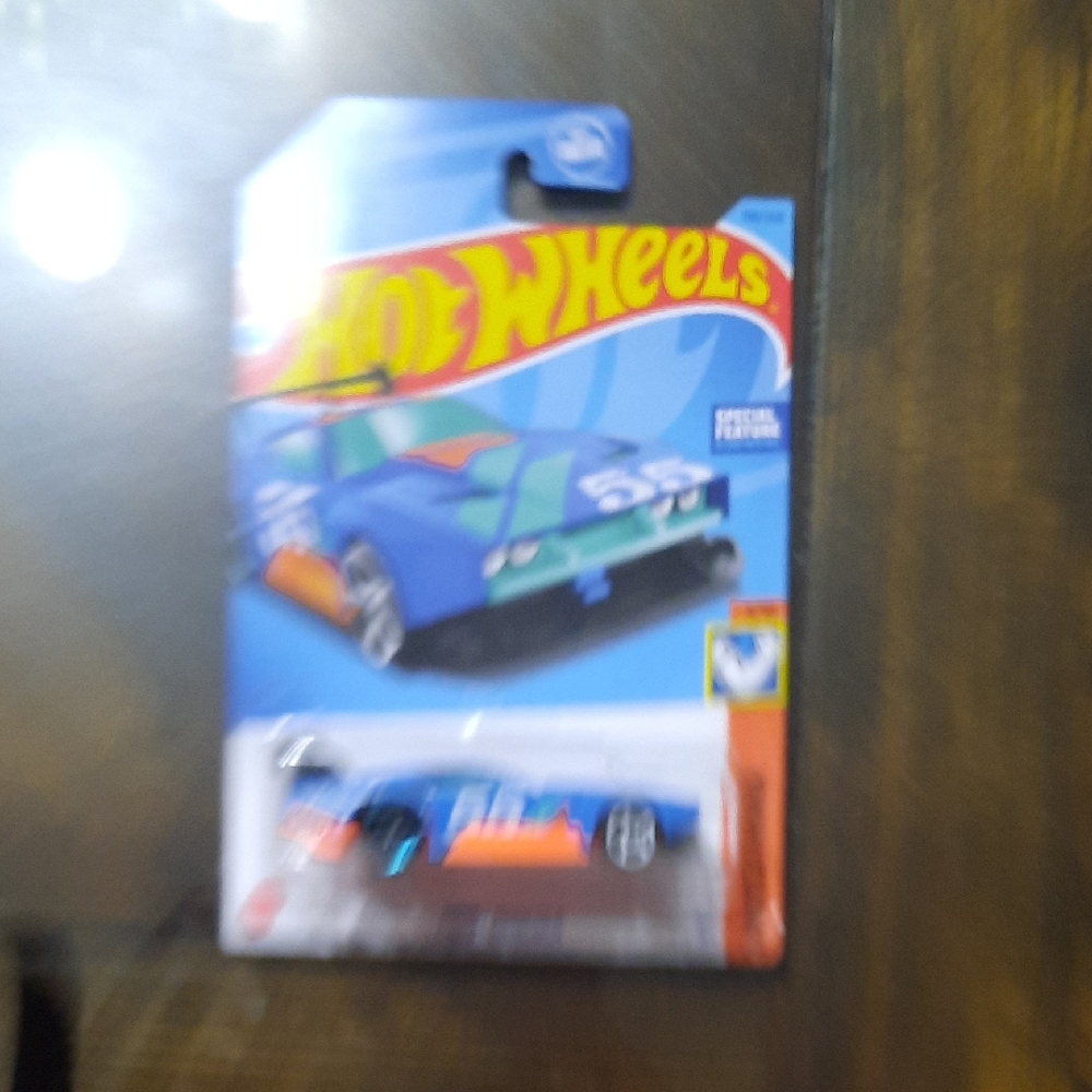 Hot Wheels Blue and Orange Toy Car